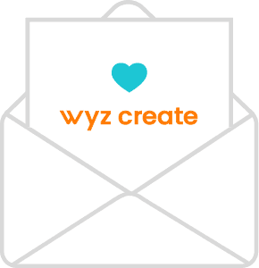 Wyz Create branded email icon.