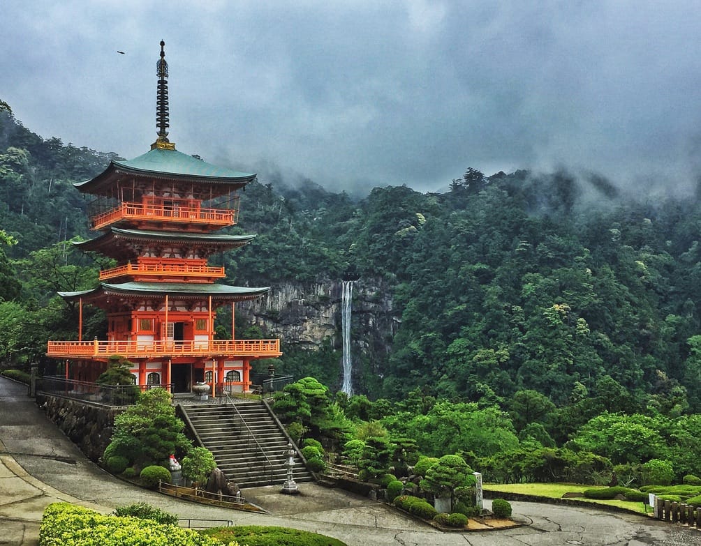 AD68D207-C0A8-4B78-8A53-E2901630E8C4_1_105_c Kumano Nachi Taisha temple in Japan.